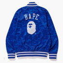 Bape X Mitchell & Ness Dodgers Jacket Blue