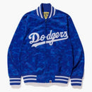 Bape X Mitchell & Ness Dodgers Jacket Blue