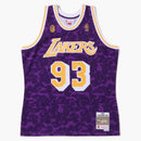 Bape X Mitchell & Ness Los Angeles Lakers Jersey Purple