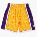 Bape X Mitchell & Ness Los Angeles Lakers Shorts Yellow
