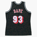 Bape X Mitchell & Ness Miami Heat Jersey Black