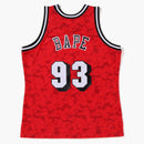 Bape X Mitchell & Ness Miami Heat Jersey Red