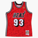 Bape X Mitchell & Ness Miami Heat Jersey Red
