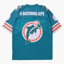 Bape X Mitchell & Ness NFL Miami Dolphins Legacy Jersey Green