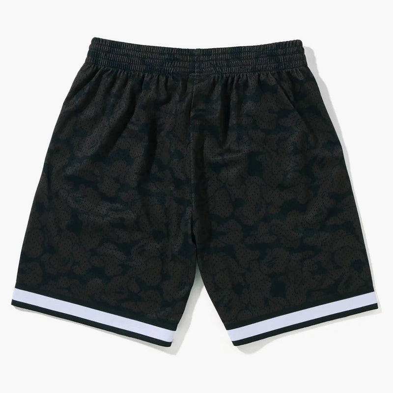 Bape X Mitchell & Ness New Jersey Nets Shorts Black