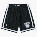 Bape X Mitchell & Ness New Jersey Nets Shorts Black