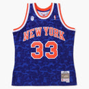 Bape X Mitchell & Ness New York Knicks Ewing Jersey Blue