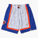 Bape X Mitchell & Ness New York Knicks Shorts White