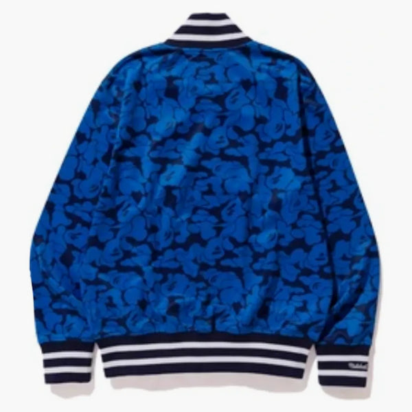 Bape X Mitchell & Ness Yankees Jacket Blue