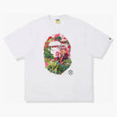 BAPE X MONKEY 47 APE TEE TEE PINK BIANCO