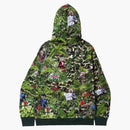 Bape x Monkey 47 sweater hoodie green