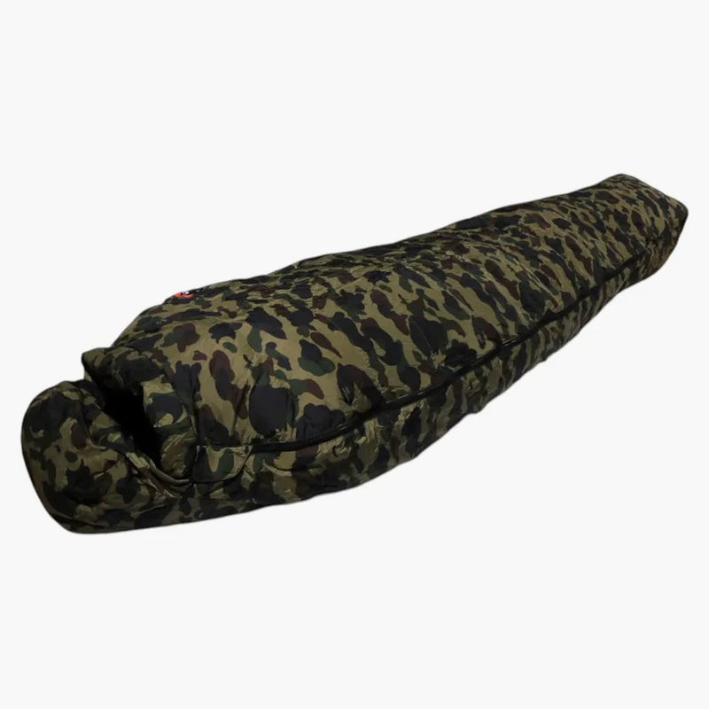 Bape X Nanga 1st Camo Aurora Tex 600 DX Camping Bag Green