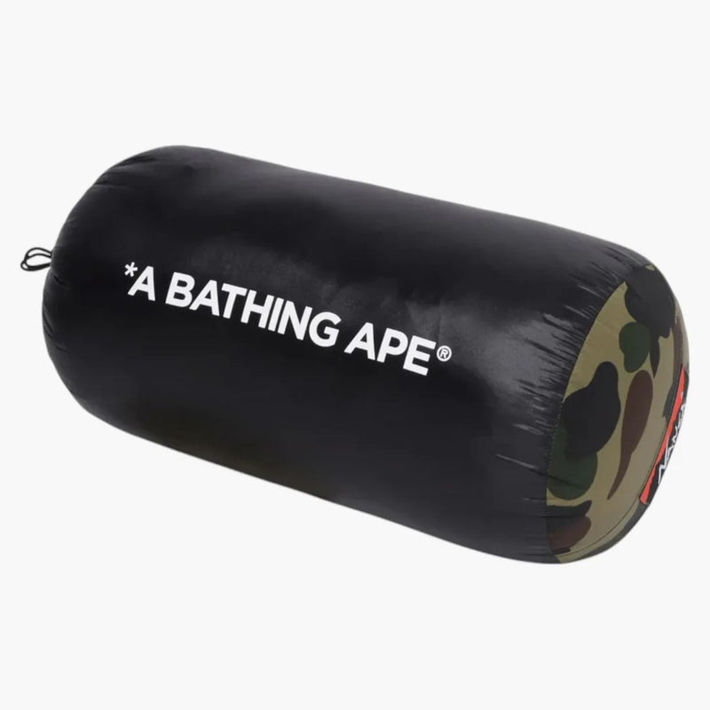 Bape X Nanga 1st Camo Aurora Tex 600 DX Camping Bag Green
