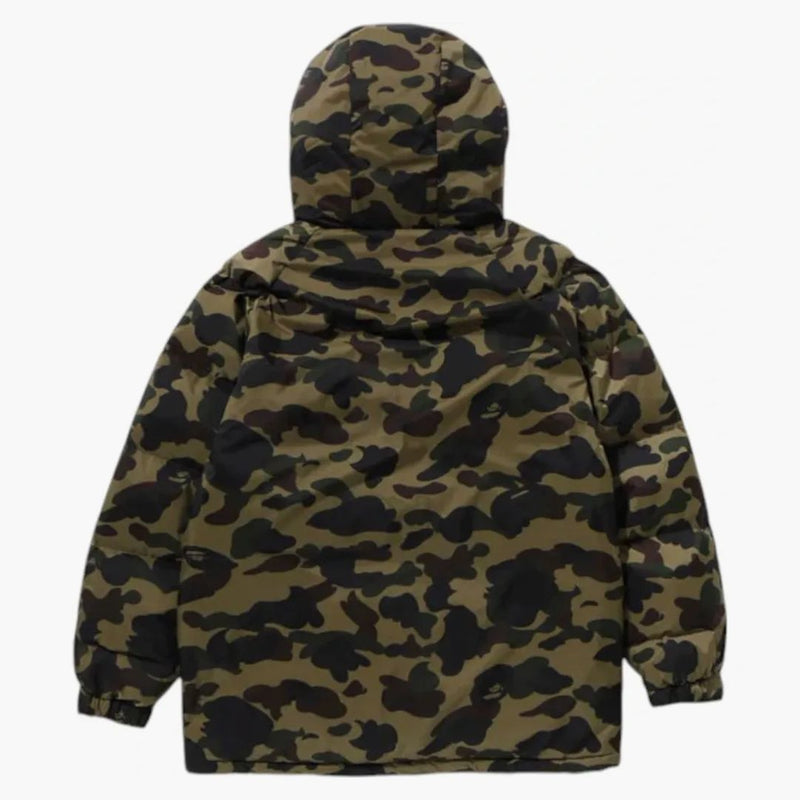 Bape X Nanga 1st Camo Aurora Tex Down Jacket Green
