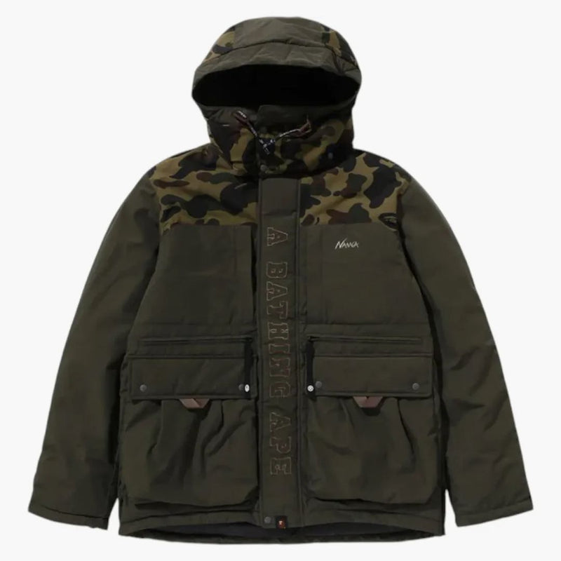 BAPE X NANGA HINOC Down Jacket Olivedrab