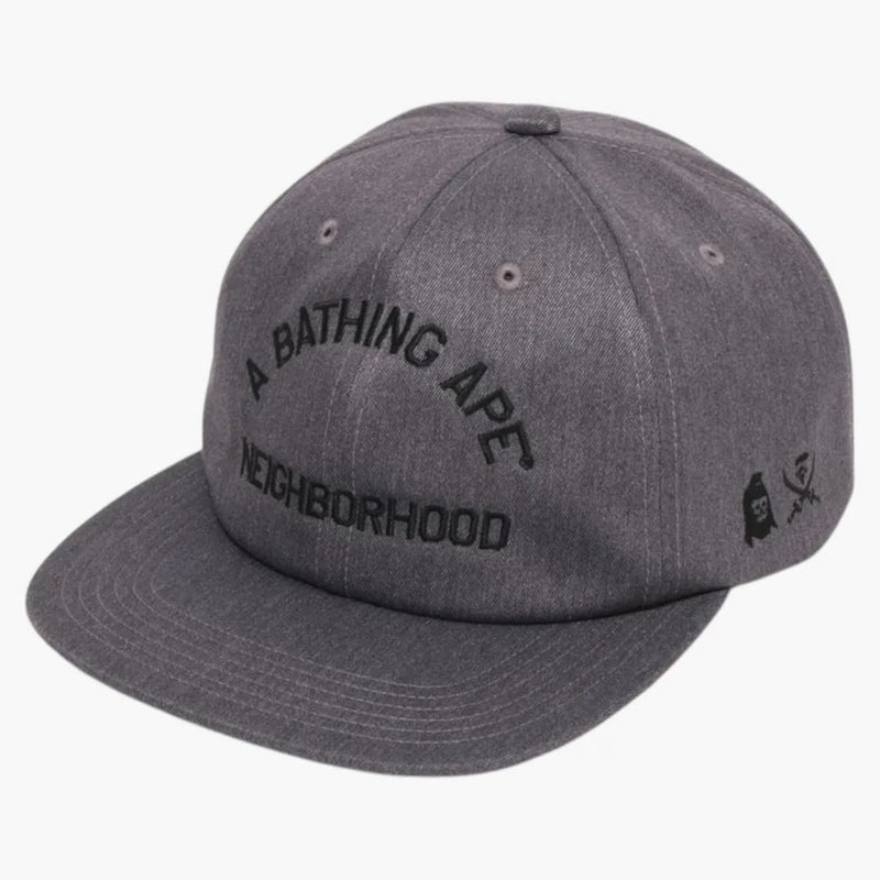 BAPE X CAP DE PANEL DE VECHELO