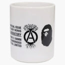 Bape X Neighborhood Plant Pot White