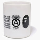 Bape X Neighborhood Plant Pot White