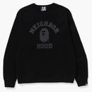 Bape X Neighborhood Relaxed Fit Crewneck Sweatshirt Black