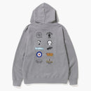 Bape X Neighborhood Relaxed Fit Pullover Hoodie Gray
