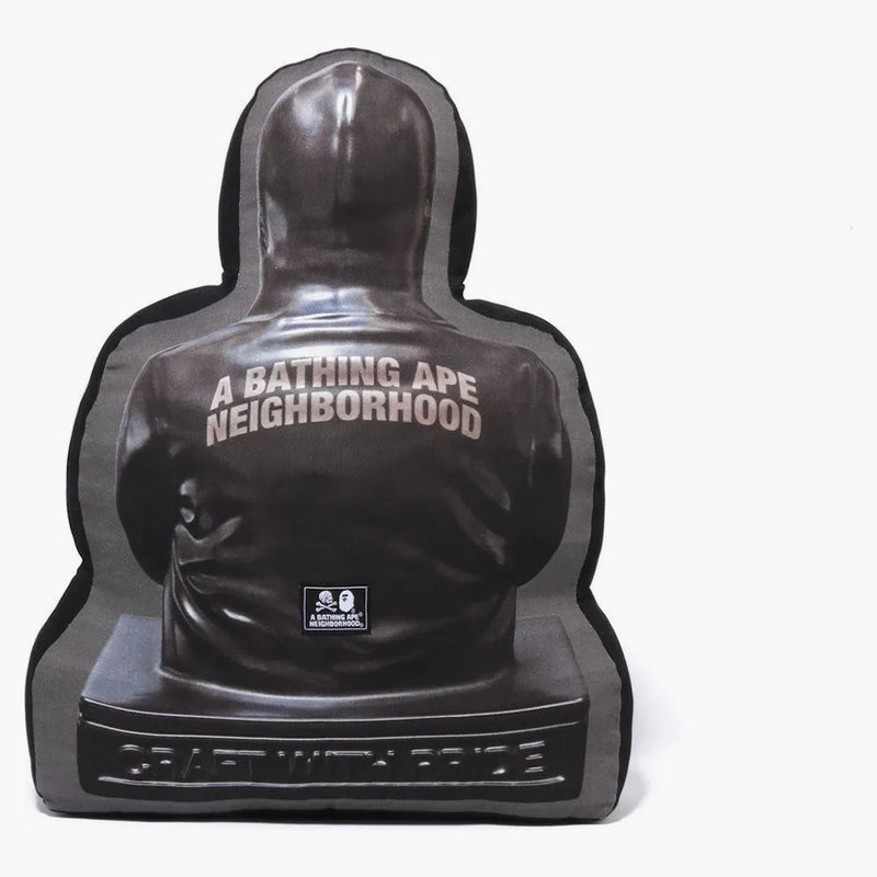 Bape x Neighborhood Shark Cushion Black
