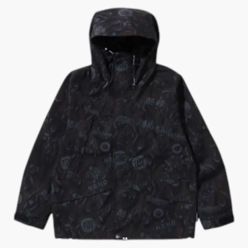BAPE X QUARTOLEGNO Snowboard II Giacca nera