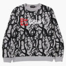 Bape X Neighborhood Trial Camo Gigape Crewneck Gray