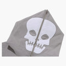 Bape X Neighborhood Two Face Half Zip pullover Hoodie Gray