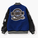 Bape X Neighborhood Varsity Jacket Blue Black