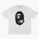 Bape X New Balance Ape Head Tee Ivory