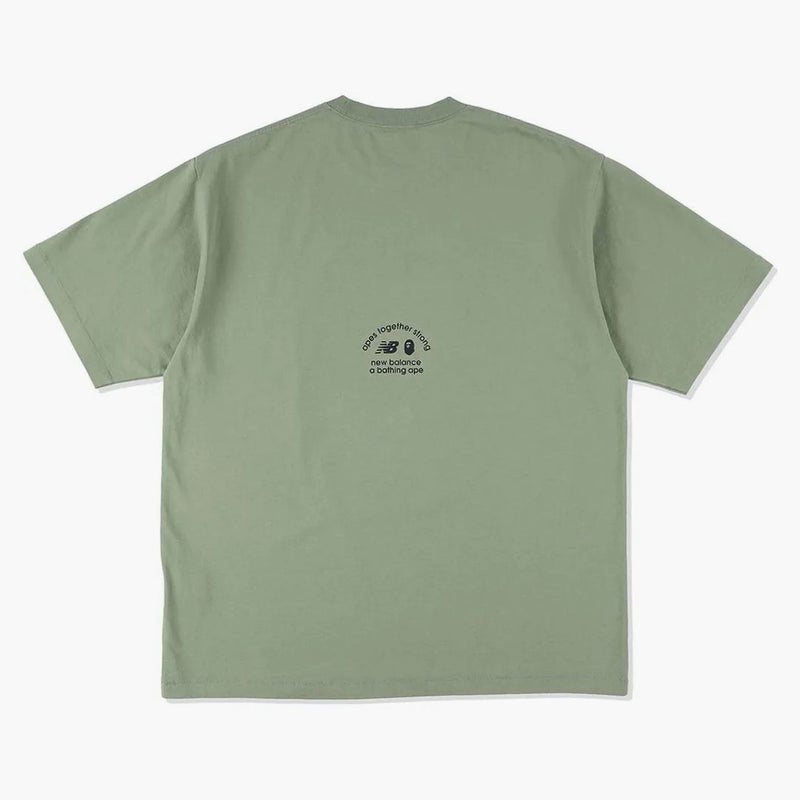 BAPE X. New Balance Oliva da tè alla testa scimmia