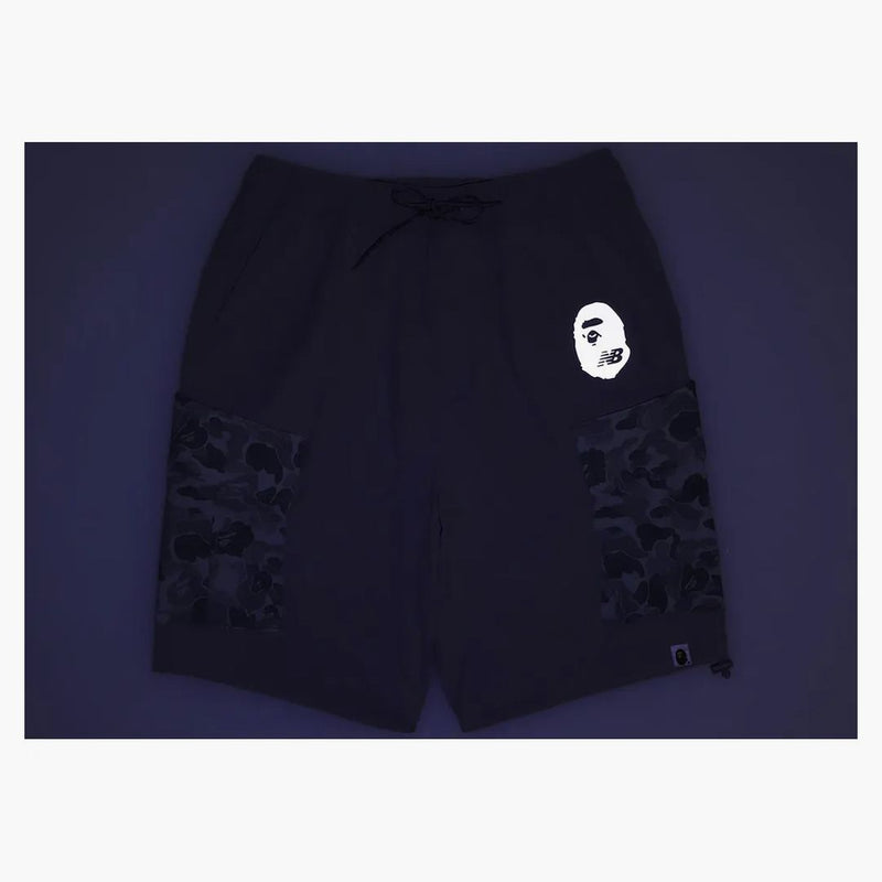 Bape X New Balance Shorts Gray