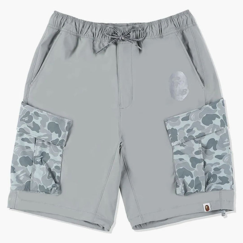 Bape X New Balance Shorts Gray