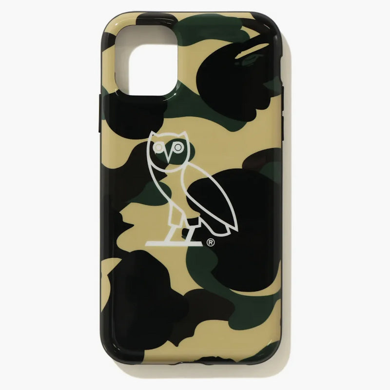 Bape X Ovo 1st Camo iPhone 11 Pro Case Yellow