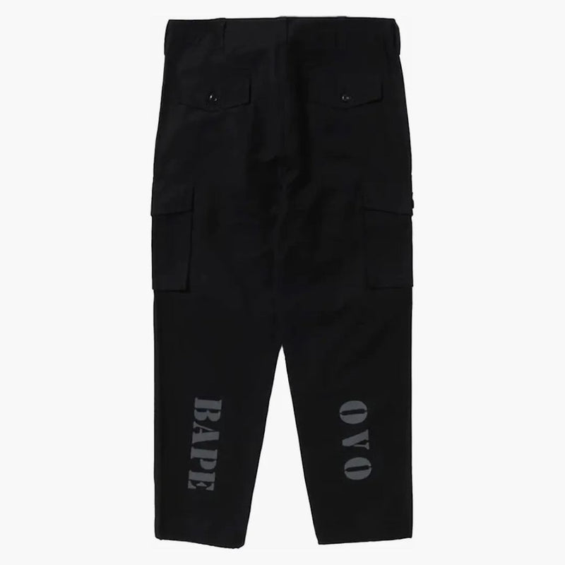 BAPE X OVO 6 kapesních kalhot černý