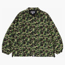 Bape X Ovo Abc Camo Coach Jacket Green