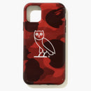 Bape X Ovo Color Camo iPhone 11 Pro Case Red