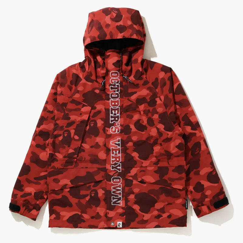 Bape X Ovo Color Camo Jacket Red