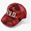 Bape X Ovo Color Camo Mesh Cap Red