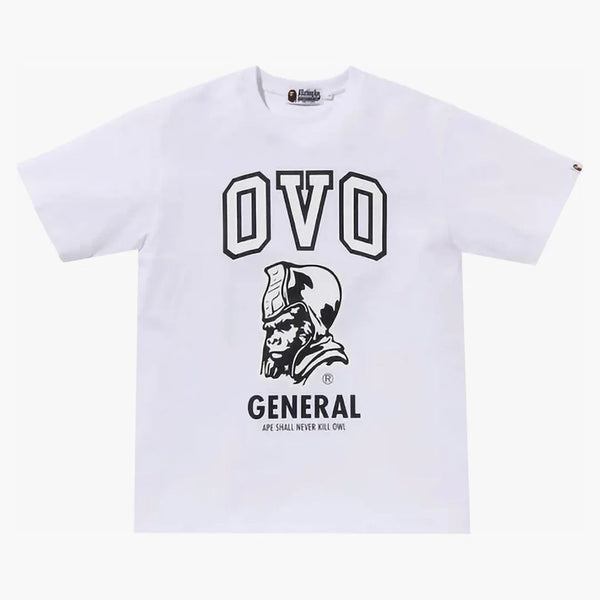 Bape X Ovo General Tee White