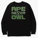 BAPE X OVO L/S T-Shirt Nero