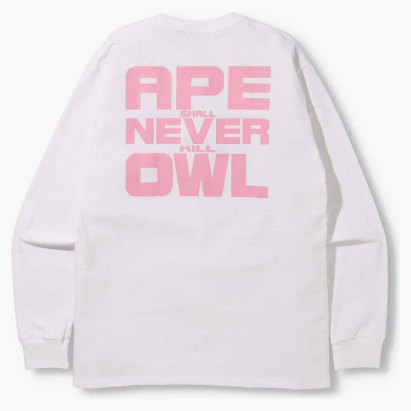 Bape X Ovo L/S T-shirt white
