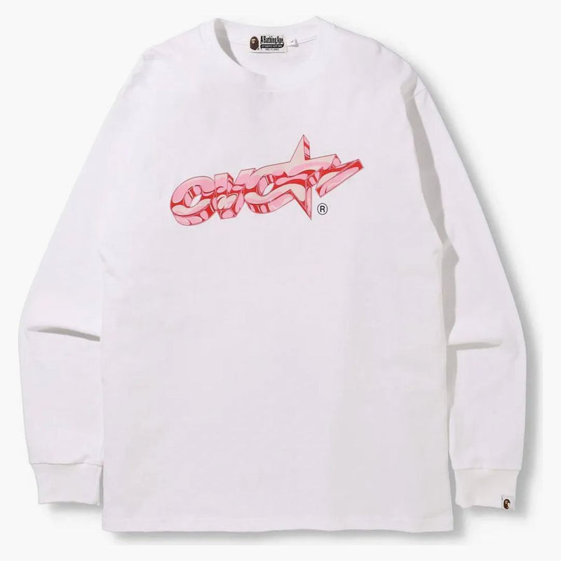 Bape X Ovo L/S T-shirt white