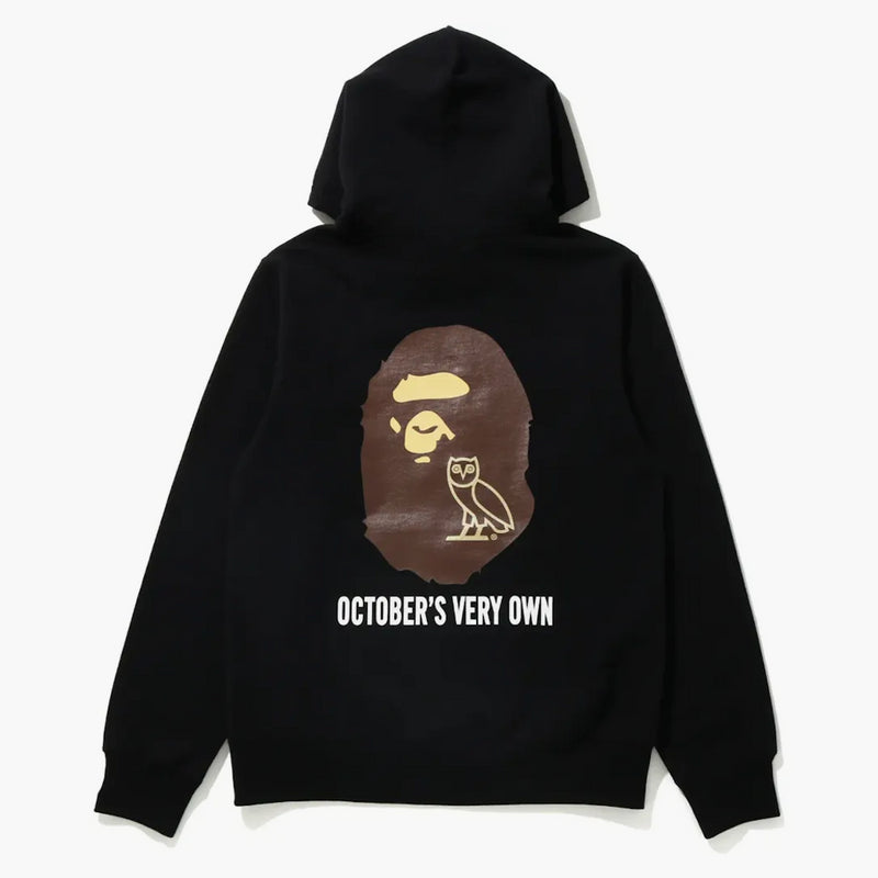 Bape x ovo sweater hoodie black