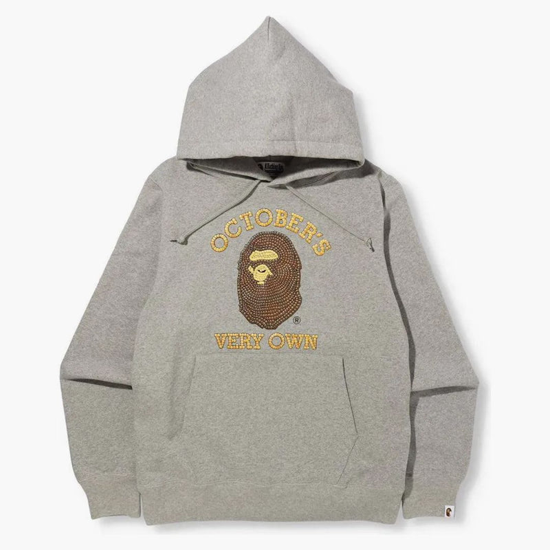 Bape X Ovo Pullover Hoodie Gray (FW21)