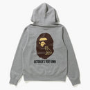 BAPE X OVO Pullover con cappuccio grigio