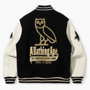 Bape X Ovo Varsity Jacket Black
