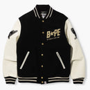 Bape X Ovo Varsity Jacket Black