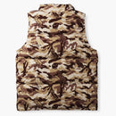 Bape X Ovo Woodland Camo Down Vest Beige