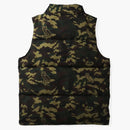 Bape X Ovo Woodland Camo Down Vest Green